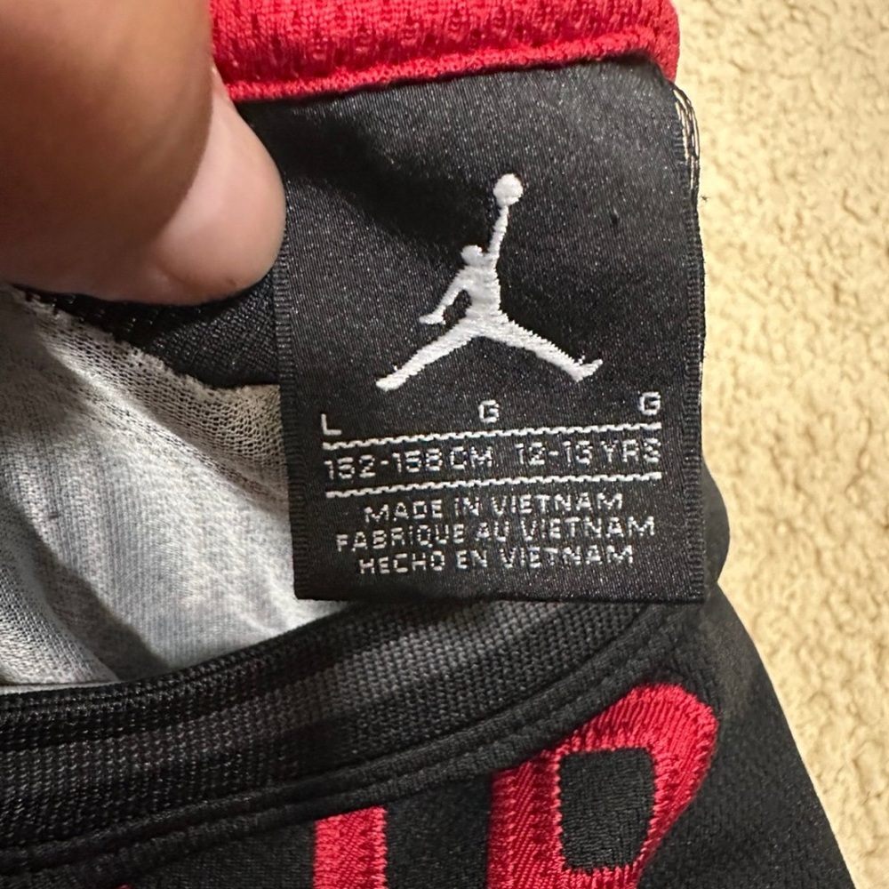 Bundle of Jordan Kids Air 23 Jersey Set - Gray and Black - Picture 10 of 11